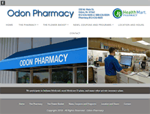 Tablet Screenshot of odonpharmacy.com